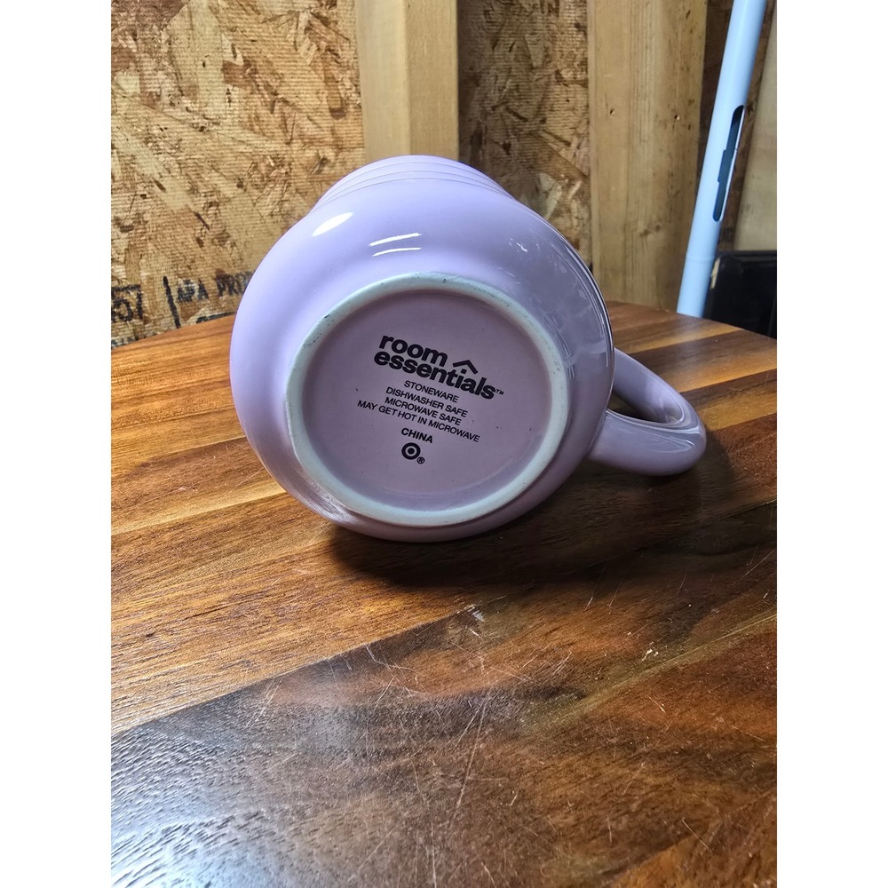 Room Essentials Bubble Coffee Cup Lavender Purple Stoneware Unique Mug - Picture 3 of 5